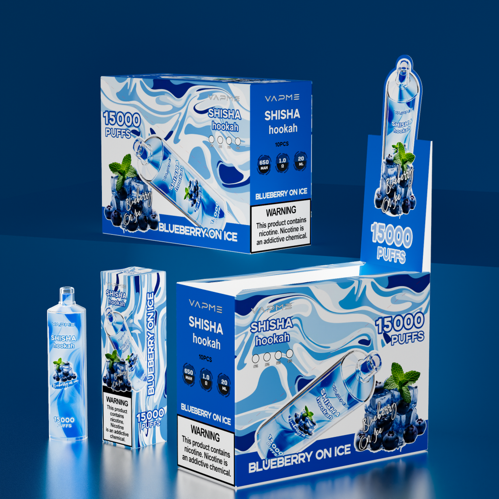 Vapme Shisha 15K Puffs - Caixa com 10 unidades.